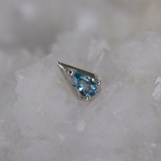 buddha jewelry alaia blue topaz threadless push fit 14k white gold london blue body jewelry