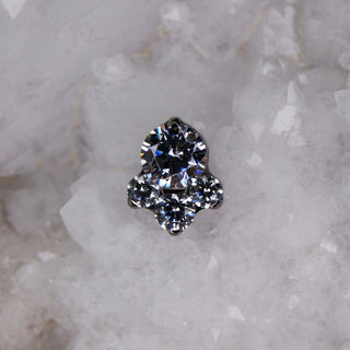 Industrial Strength Titanium Odyssey Caeli Faceted Gem Captive Bead
