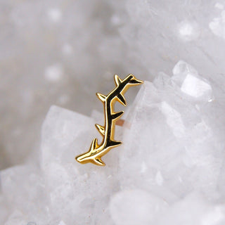 junipurr jewellery jewelry thorn rose spike 14k attachment end threadless push fit