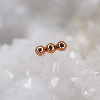 junipurr jewellery beads of 3 simple minimalist jewellery beaded threadless push fit piercings cardiff