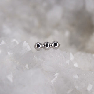 junipurr jewellery beads of 3 simple minimalist jewellery beaded threadless push fit piercings cardiff