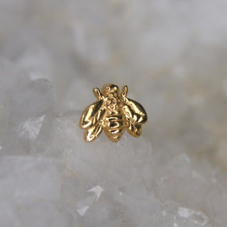 Tish Lyon - 14k Gold Bee Threadless End