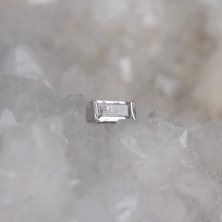 Tish Lyon - 14K Gold Rectangle Gem Threadless End