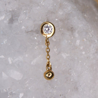 Tish Lyon - TL - 14CT THREADLESS ROUND GEM & BALL ATTACHMENT