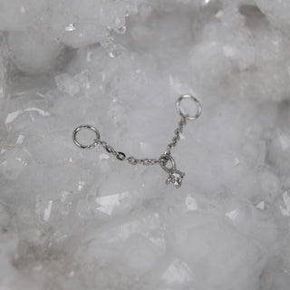 Tish Lyon - TL - 9CT GOLD HANGING GEM CHAIN CHARM FOR BARS