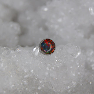 junipurr jewellery threadless piercing jewelry push fit blue green red black opal autumn falls