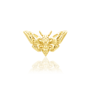 JUNIPURR JEWELRY DEATHS-HEAD MOTH YELLOW GOLD