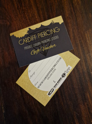 Piercing voucher Cardiff