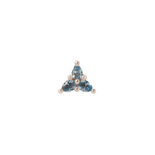 3 LITTLE PEARS - LONDON BLUE TOPAZ - BUDDHA JEWELLERY ROSE GOLD
