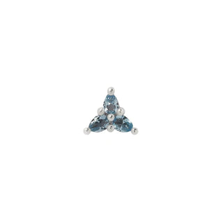 3 LITTLE PEARS - LONDON BLUE TOPAZ - BUDDHA JEWELLERY WHITE GOLD