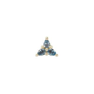 3 LITTLE PEARS - LONDON BLUE TOPAZ - BUDDHA JEWELLERY YELLOW GOLD