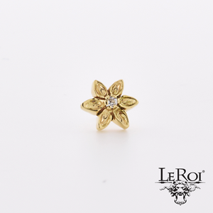 Leroi 14K 6 Petal Lotus Flower