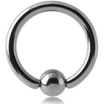 Anatomeatl BCR CBR piercing ring implant grade F136 Cardiff  CBR - 16g (1.2mm), 11mm (7/16)