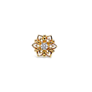 Buddha jewellery Yellow Gold Mandala CZ - Charity Threadless End.jpg