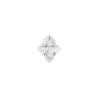 CELESTIAL - White Gold CZ - THREADLESS END