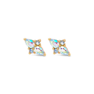ETHEREAL - YELLOW GOLD MERCURY MIST TOPAZ THREADLESS END