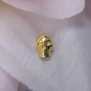House Gold - 18K Gold Skull Threadless Attachment