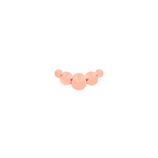 Junipurr 14k Rose Gold Croissant decorative end JJ0217-RG