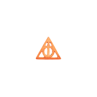 Junipurr 14k Rose Gold Deathly Hallows decorative end JJ1378-RG Cardiff uk
