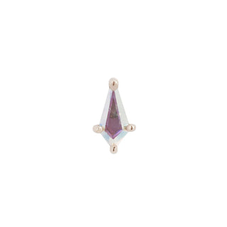 MINI SOHO - ROSE GOLD KITE CUT MERCURY MIST TOPAZ - Buddha Jewellery