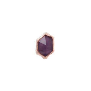 PUMP UP THE VOLUME - AMETHYST - BUDDHA JEWELLERY THREADLESS END ROSE GOLD
