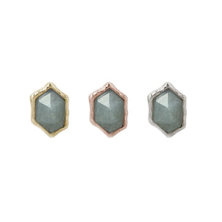 PUMP UP THE VOLUME - AQUAMARINE - BUDDHA JEWELLERY THREADLESS END