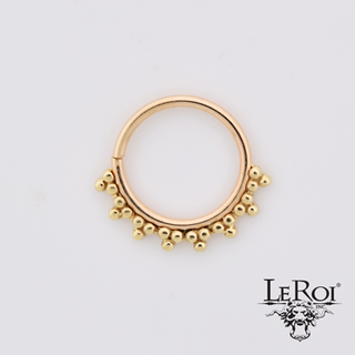 16G 3/8" JIYA Rose Gold Seam Ring