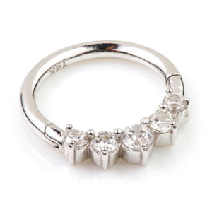 TISH LYON Piercing Gold Ring Cardiff