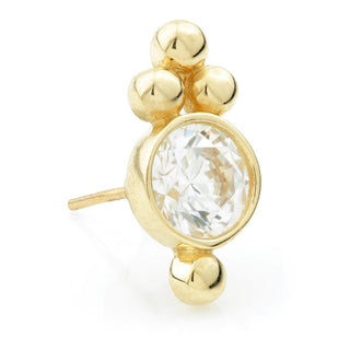 TL - 14CT GOLD CAELI CLUSTER THREADLESS ATTACHMENT YELLOW GOLD
