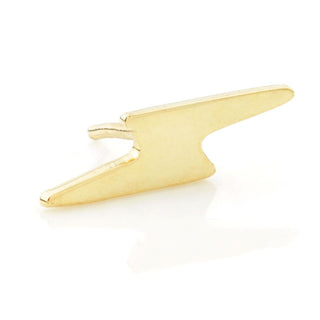 Tish Lyon - Yellow gold 14K LIGHTNING BOLT THREADLESS ATTACHMENT