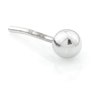 white gold piercing ball threadless