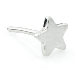 Tish Lyon - 14K White GOLD STAR THREADLESS ATTACHMENT