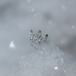 Tish Lyon Gold Marquise Triple Gem