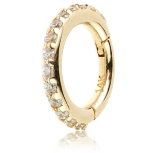 TISH LYON Gem Eternity Hinge Ring Cardiff