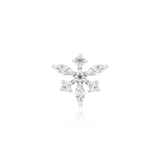 Junipurr Jewelry Gold Snowflake Anna - 14k Gold Threadless End