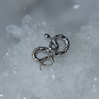 bvla coiled snake white gold