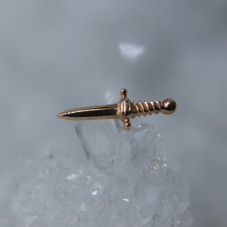 bvla slasher dagger rose gold threadless end