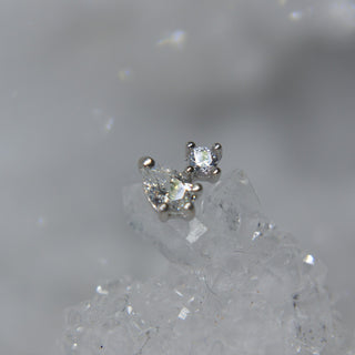 tish lyon double gem 14k gold piercing attachment cardiff