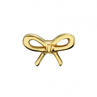 bvla flat bow 14 gold threadless end