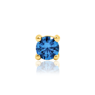 junipurr gretel prong set blue yellow gold