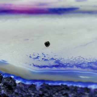 industrial strength black ceramic gem threaded