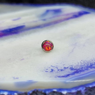 carmine opal threadless