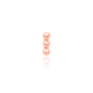 JUNIPURR JEWELRY BEADS-OF-3 Rose Gold