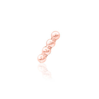 JUNIPURR JEWELRY BEADS-OF-4 Rose Gold