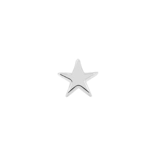 junipurr 14k white gold Gold Star decorative end JJ1505-WG