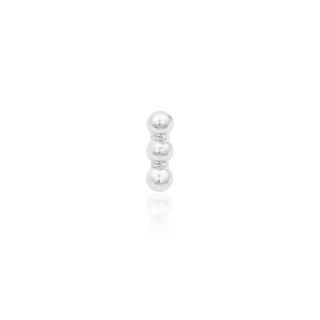 JUNIPURR JEWELRY BEADS-OF-3 White Gold