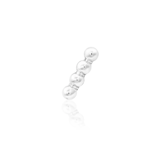JUNIPURR JEWELRY BEADS-OF-4 White Gold