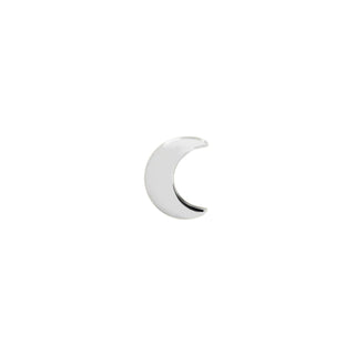 junipurr 14k white gold Gold Moon decorative end JJ1418 WG