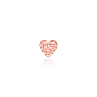 JUNIPURR JEWELRY 3MM HAMMERED HEART
