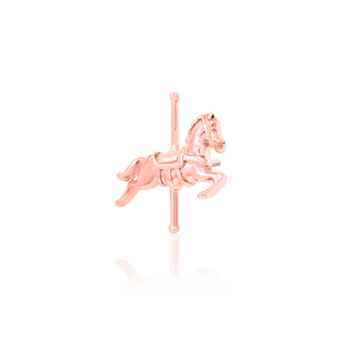 Rose gold horse piercing jewellery
